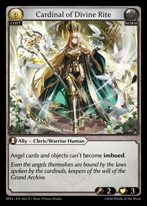 Cardinal of Divine Rite