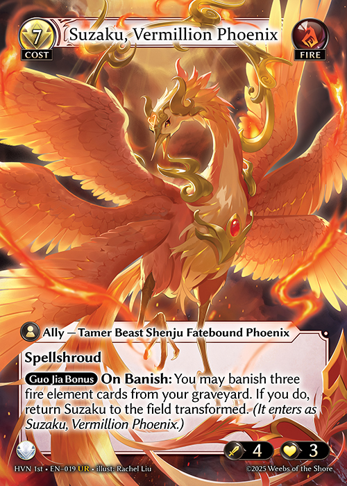 Suzaku, Vermillion Phoenix