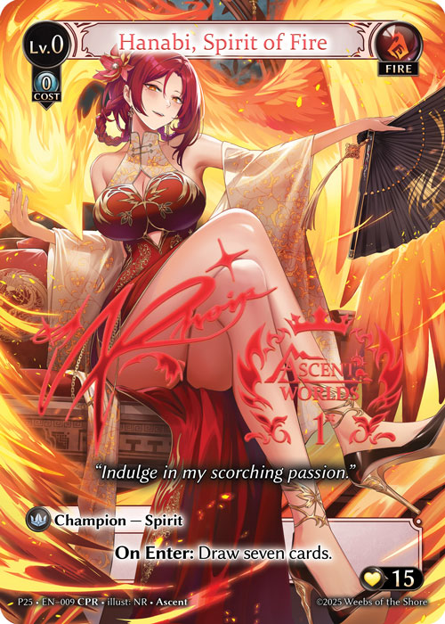 Hanabi, Spirit of Fire