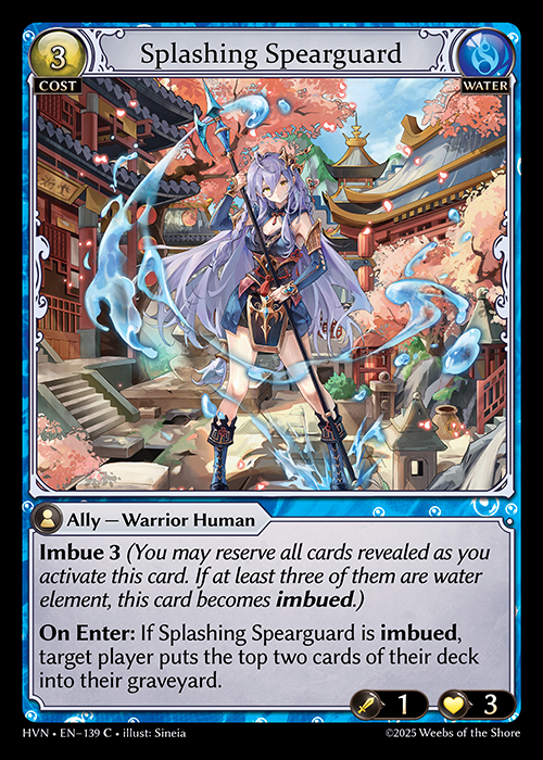 Splashing Spearguard