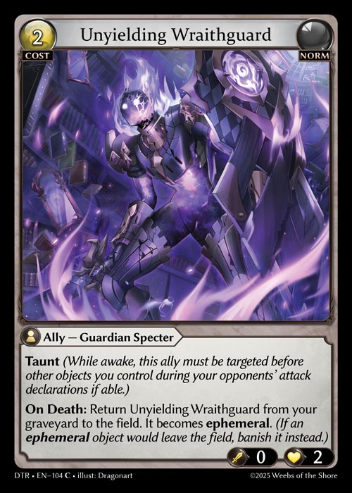 Unyielding Wraithguard